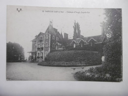 SANCERGUES Le Château D'Augy Vue Façade Est - Carte Postale Ancienne 18 CHER - Sancergues