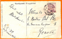 98951 - ITALY  - POSTAL HISTORY - POSTCARD Sent From  ALBANIA  1928 - Dalmatien