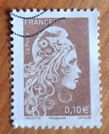 Marianne L'engagée (0.10€) - France - 2018 - YT 5250 - Oblitéré - 2018-2023 Marianne L'Engagée