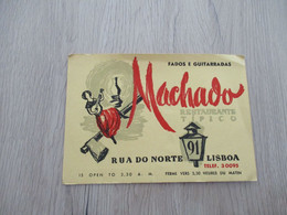 CPA Pub Publicité Lisboa Machado Fados E Guitarradas - Lisboa