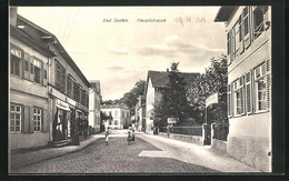 AK Bad Soden, Blick In Die Hauptstrasse - Bad Soden