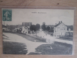 Champs Route Nationale., Cafe Et Hotel De La Gare - Champs Sur Yonne