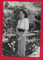 CARTOLINA VG ITALIA - Donna Ragazza Mora Sorridente - Ediz. GARAMI - 10 X 15 - 1950 MIGLIARINO - Women