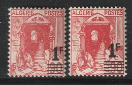 ALGERIE - N°158+158A ** (1939) - Nuovi
