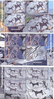 2021. Kyrgyzstan, Saimaluu Tash Petroglyphs, 3 Sets With Labels Perf, Mint/** - Kirgisistan