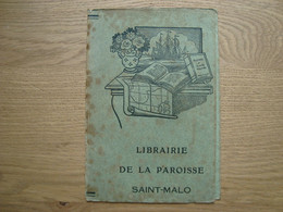 PROTEGE-CAHIER LIBRAIRIE DE LA PAROISSE SAINT-MALO - Protège-cahiers