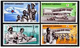 Gabon PA  N° 88 / 91  XX Intervention De La Croix-Rouge Au Biafra La Série Des 4 Valeurs Sans Charnière, TB - Gabun (1960-...)