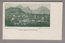 AK CH GL Filzbach 1901-06-28 (Glarus) Foto J.Knobel - Filzbach