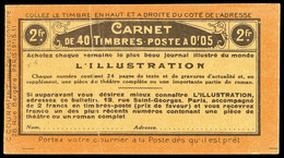 N°158-C2 ** Série 11, L'ILLUSTRATION Et AIGLE Avec Variété Pli Accordéon Sur Couverture, TB - Autres & Non Classés