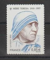 France 2010 Mère Théresa 468 Neuf ** MNH - Sonstige & Ohne Zuordnung