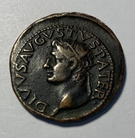 Monnaie Romaine - PADOUAN Sesterce -DIVVS AUGUSTVS PATER 16e Siècle - Ø28mm 10,30g TTB - Sonstige & Ohne Zuordnung