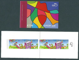 Greece 2010 Europa Booklet 2 Sets With 2-Side Perforation MNH - Carnets