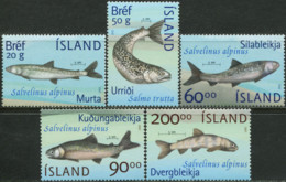 ICELAND 2002 Fish Char Trout Fishes Animals Fauna MNH - Poissons