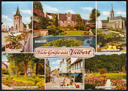 Germany Velbert / Multi View, Church, Monument, Fountain, Park, Viele Grüsse, Greetings - Velbert