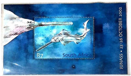 A) 2002, SOUTH AFRICA, SAW FISH COMB, YOUTH PHILATELIC EXHIBITION "JUNASS" FROM OCTOBER 23 TO 26, 2002, MINISHEET - Nuovi