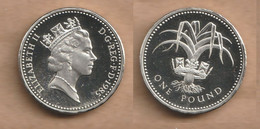 GRAN BRETAÑA 1 Pound - (Welsh Leek; Silver Proof) 1985  Silver (.925) • 9.5 G • ⌀ 22.5 Mm KM# 941a - 1 Pond