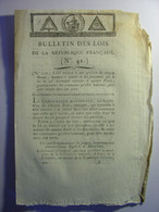 BULLETIN DES LOIS De 1794 - ASSEMBLEE DES SECTIONS - PETITION DE STONE POUR LES PERSONNES OBLIGEES DE QUITTER PARIS - Decretos & Leyes