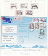 Greenland. Very God ADRESSECARD, + Sæt Heigh Value Up To 100 Kr. PRAGT Cancelled - Covers & Documents