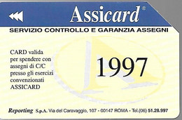 CARTE -ITALIE-Serie Pubblishe Figurate-Catalogue Golden-5000L-N°597-30/06/99-ASSICARD-Utilisé-TBE - Publiques Précurseurs