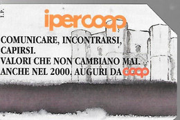 CARTE -ITALIE-Serie Pubblishe Figurate-Catalogue Golden-5000L/2,58€-N°1117-31/12/2001-IPERCOOP-Utilisé-TBE - Öff. Vorläufer