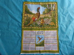 Torchon Calendrier 1973 - Other & Unclassified