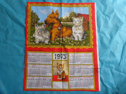 Torchon Calendrier 1975 - Altri & Non Classificati