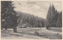 5488) HARZ - SPIEGELTAL - Straße Und Sehr Altes HAUS DETAIL TOP !! 20.08.1937 !! Gel. Wildemann Oberharz - Oberharz