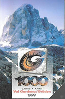 CARTE -ITALIE-Serie Pubblishe Figurate AA-Catalogue Golden-10000L/30/06/2001-N°80-DLr-100 Ans Val Gardena -Utilisé-TBE- - Openbaar Voorlopers