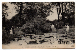 ARCUEIL-CACHAN --1909-- Parc Laplace--La Mare Et Les Bosquets  (animée  ).............à Saisir - Arcueil