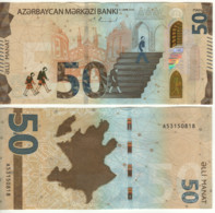 AZERBAIJAN   50  Manat  New Date 2020  "JUST ISSUED - Added NEW FEATURES"    Pnew   UNC - Azerbaigian