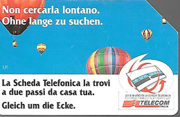 CARTE -ITALIE-Serie Pubblishe Figurate AA-Catalogue Golden-5000L/31/12/99-N°60-Ces-Mongolfiere-Utilisé-TBE- - Öff. Vorläufer