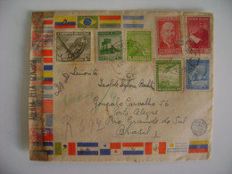 CHILE - LETTER SENT FROM SANTIAGO TO PORTO ALEGRE (BRAZIL) OPENED BY CENSORSHIP IN 1943 IN THE STATE - Chile