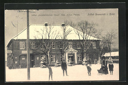 AK Bramstedt I. Holst., Hotel Holsteinisches Haus Im Winter - Bad Bramstedt