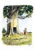 (QQ 32) Winnie-the-Pooh, Also Called Pooh Bear And Pooh,  - Drawing - Cartoon (4 Postcards) - Schildkröten