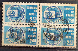 C 457 Brazil Stamp 50 Years Of Colleges Sacre Coeur De Marie Education 1961 Block Of 4 Circulated 1 - Other & Unclassified