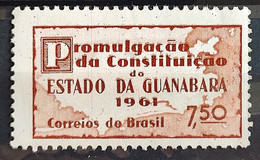C 458 Brazil Stamp Promulgation Of The Constitution Of The Guanabara Map Law 1961 1 - Sonstige & Ohne Zuordnung