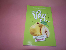 We Veg N°2, Octobre 2017, 50 Recettes 100% Vegan, Végétarien, Dossier Protéines, 96 Pages Couleurs, NEUF - Cuisine & Vins