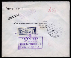 A7058) Israel R-Brief V. Jerusalem 08.01.64 - Covers & Documents
