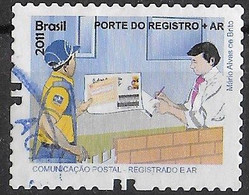 BRASILE - 2011- POSTA - LA RACCOMANDATA - USATO ( YVERT 3192 - MICHEL 3946) - Used Stamps