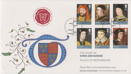 United Kingdom FDC Mi 2612-2617 Kings And Queens - The Houses Of Lancaster And York - Henry IV - Henry V - 2008 - 2001-2010 Em. Décimales