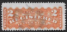 CANADA   1875-88 -  Lettres Chargées - N° 1 - Registration & Officially Sealed