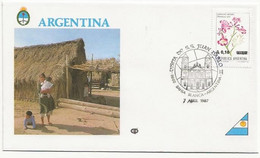 Lettre Tour Du Monde Du Pape Argentine - Briefe U. Dokumente