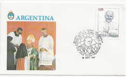 Lettre Tour Du Monde Du Pape Argentine - Briefe U. Dokumente