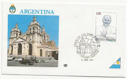 Lettre Tour Du Monde Du Pape Argentine - Cartas & Documentos