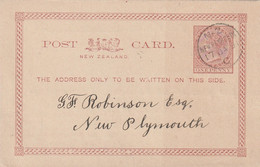 Nelle Zélande Entier Postal 1891 - Cartas & Documentos