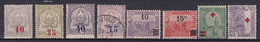 TUNISIE - 1908/1916 - SERIE COMPLETE YVERT N°42/49 * MLH (45 OBLITERE) - COTE =  33 EUR. - Nuevos
