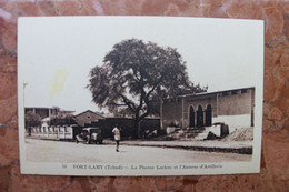 FORT LAMY (TCHAD) - LA PISCINE LECLERC ET L'ANNEXE D'ARTILLERIE - Tchad