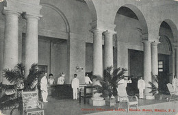 Manila Hotel General Office And Lobby Manila American Staff - Philippines