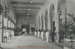 Manila Hotel Main Lobby Manila - Philippines