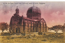 Manila  La Loma Church Near Caloocan Luzon  Hand Colored Edit Lambert To Motala Sweden From Cavite - Philippines